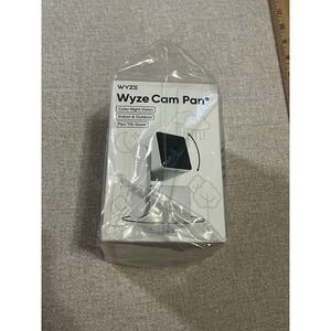 NEW Wyze Cam Pan v3 1080p HD Indoor Outdoor Smart Security Camera 2-Pack White